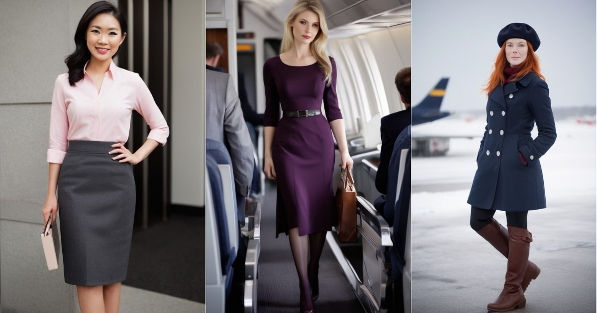 flight attendant dress to impress