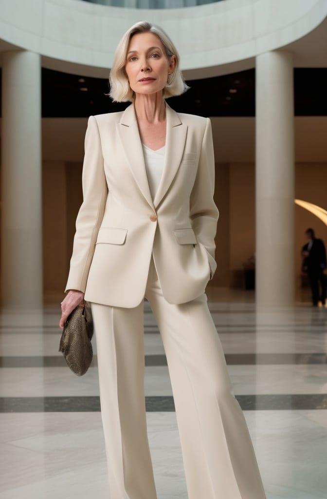 Cate Blanchett's Structured Elegance
