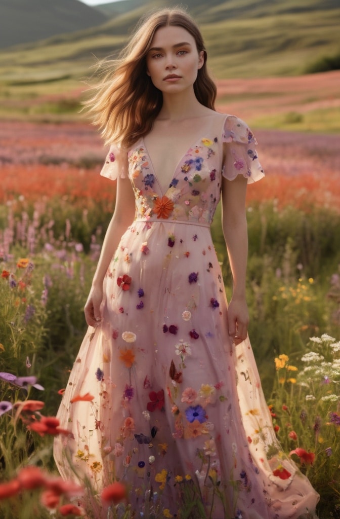 Whimsical Floral Appliqué