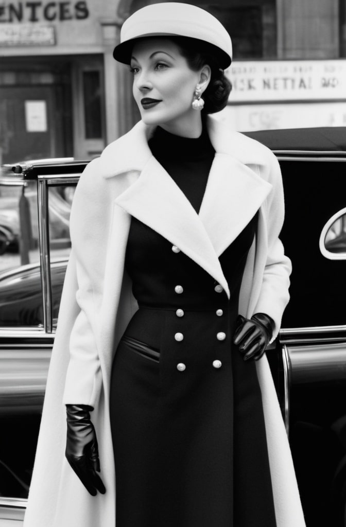 The Elegant Coat Dress