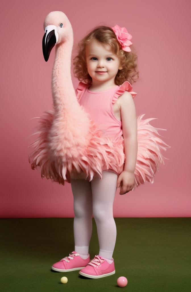Baby Flamingo Croquet Mallet
