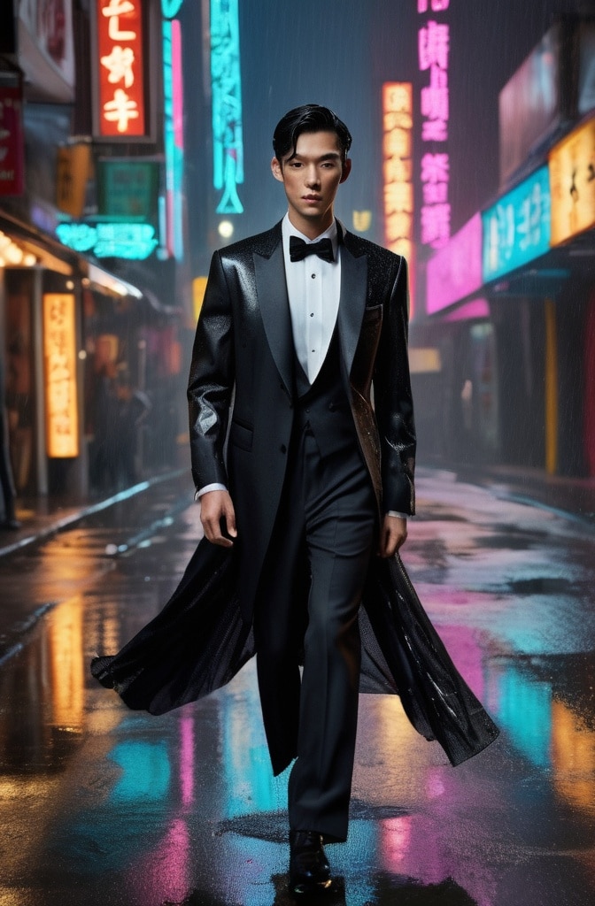 Tuxedo Gown Hybrid