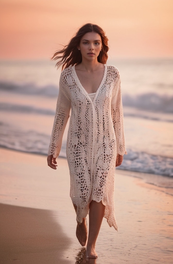 Crochet Cover-Up as a Dress