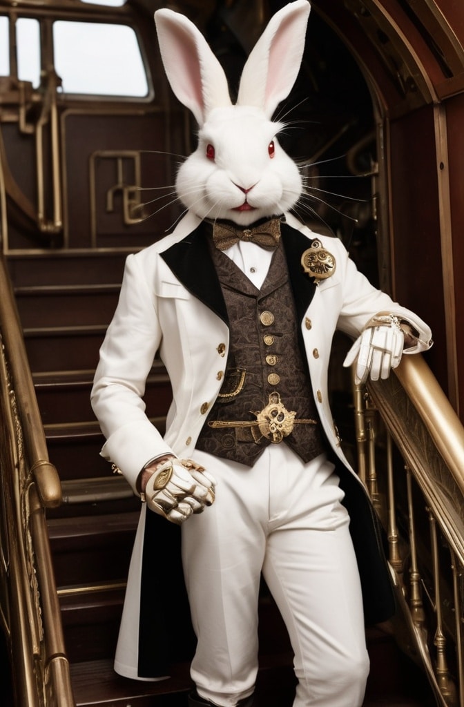 Steampunk White Rabbit