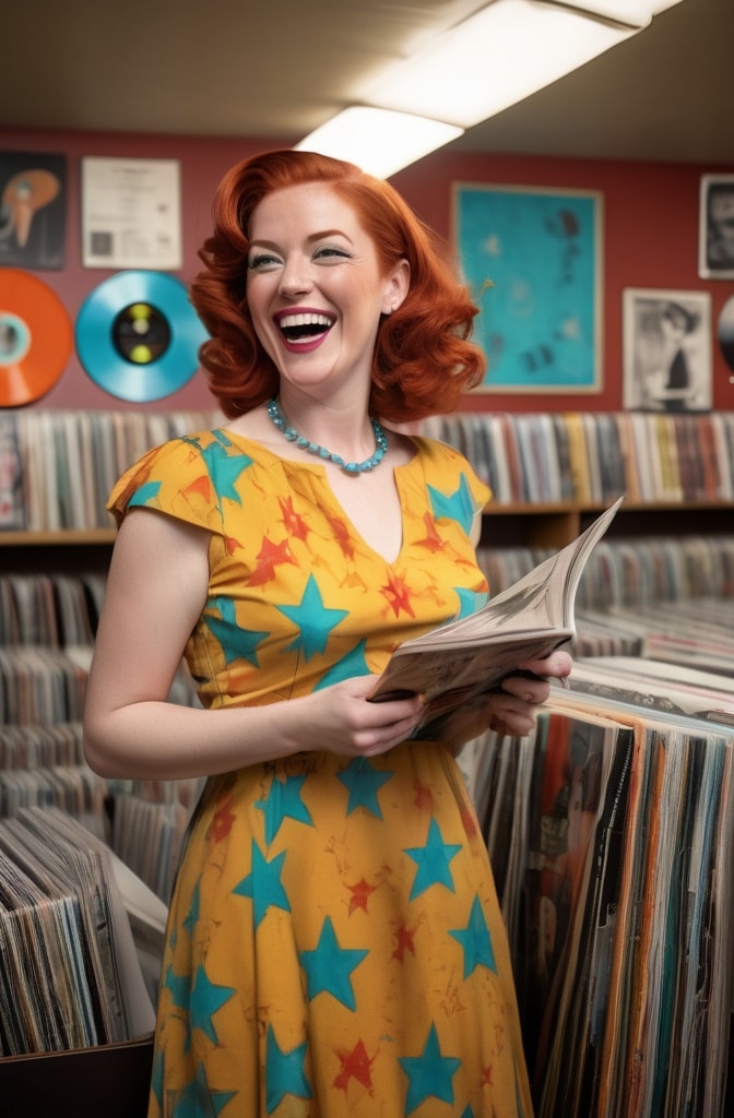 The Bold Novelty Print Dress