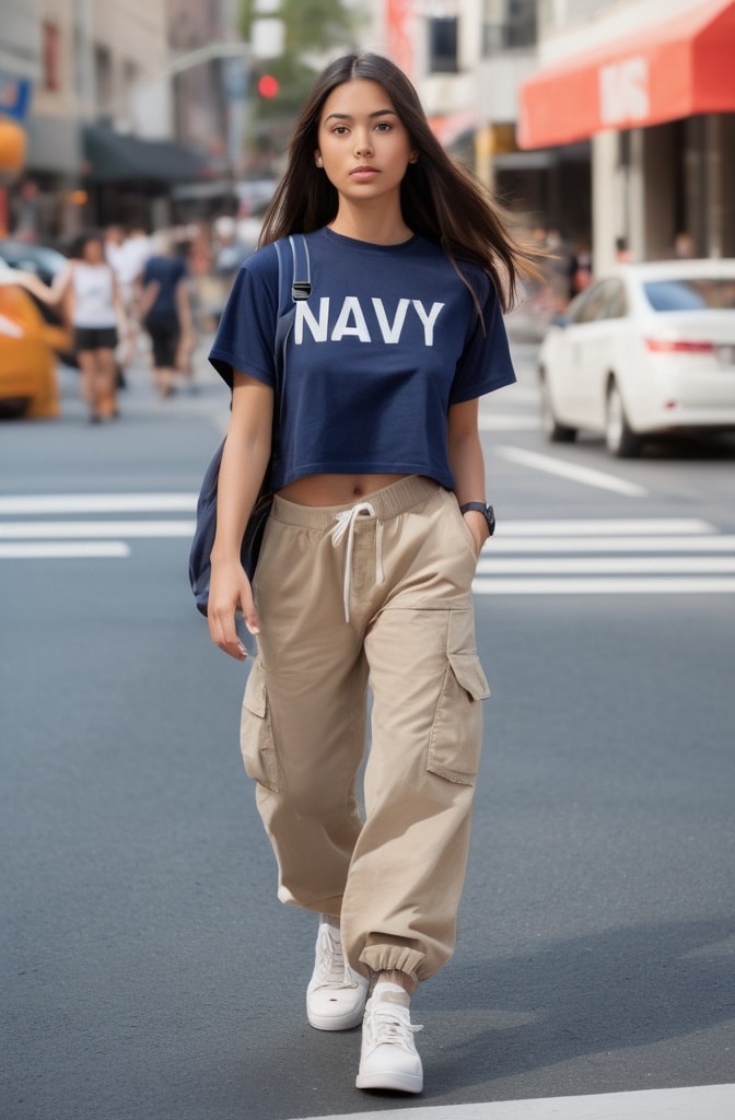 Sporty Spice Goes Street