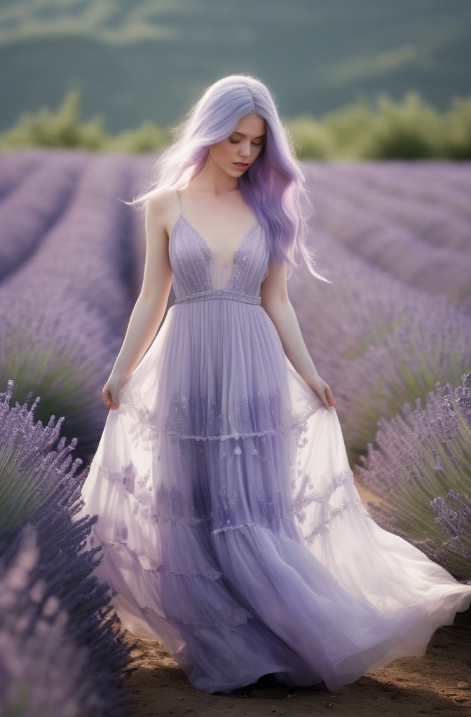 Lavender Mist Layered Dream