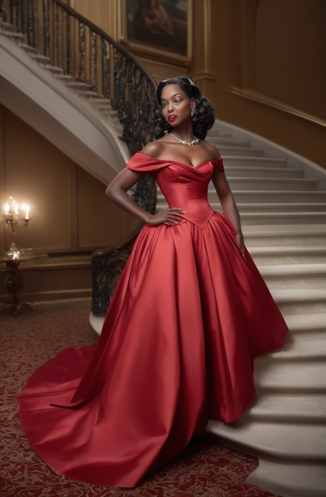 The Glamorous Evening Gown