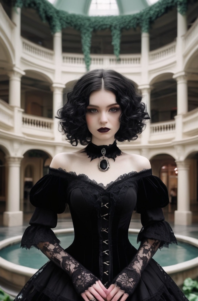 Romantic Goth Dress