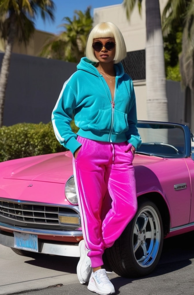 Velour Tracksuit Realness
