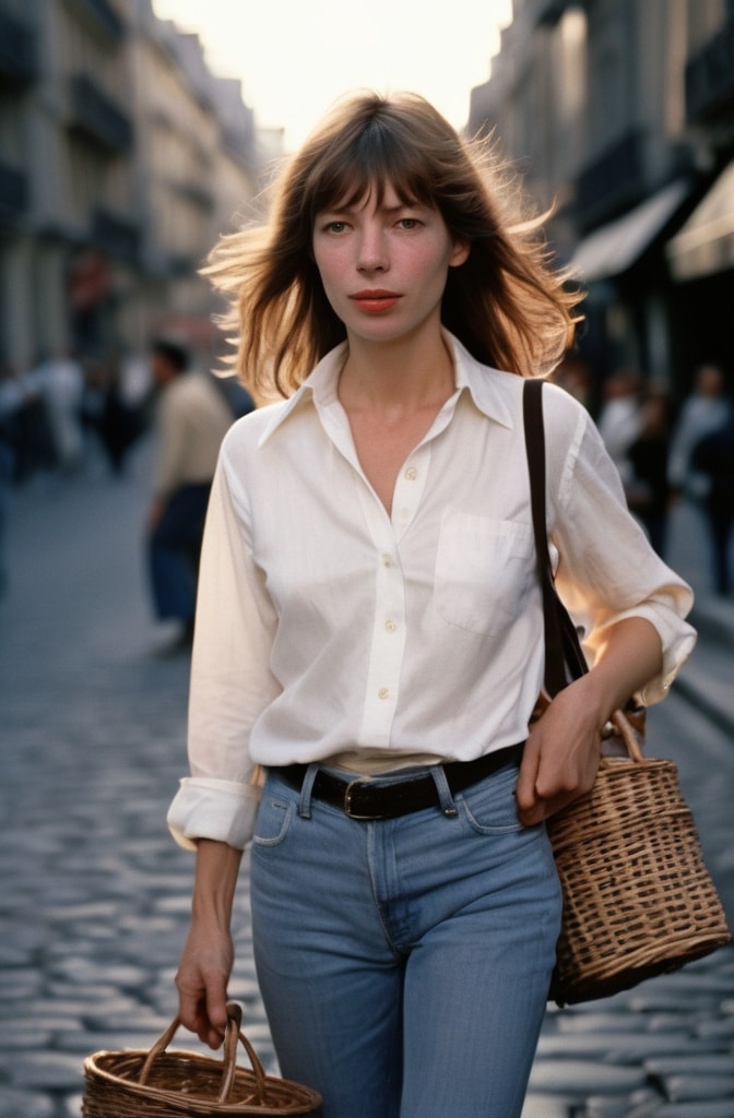 Jane Birkin's Effortless French Chic
