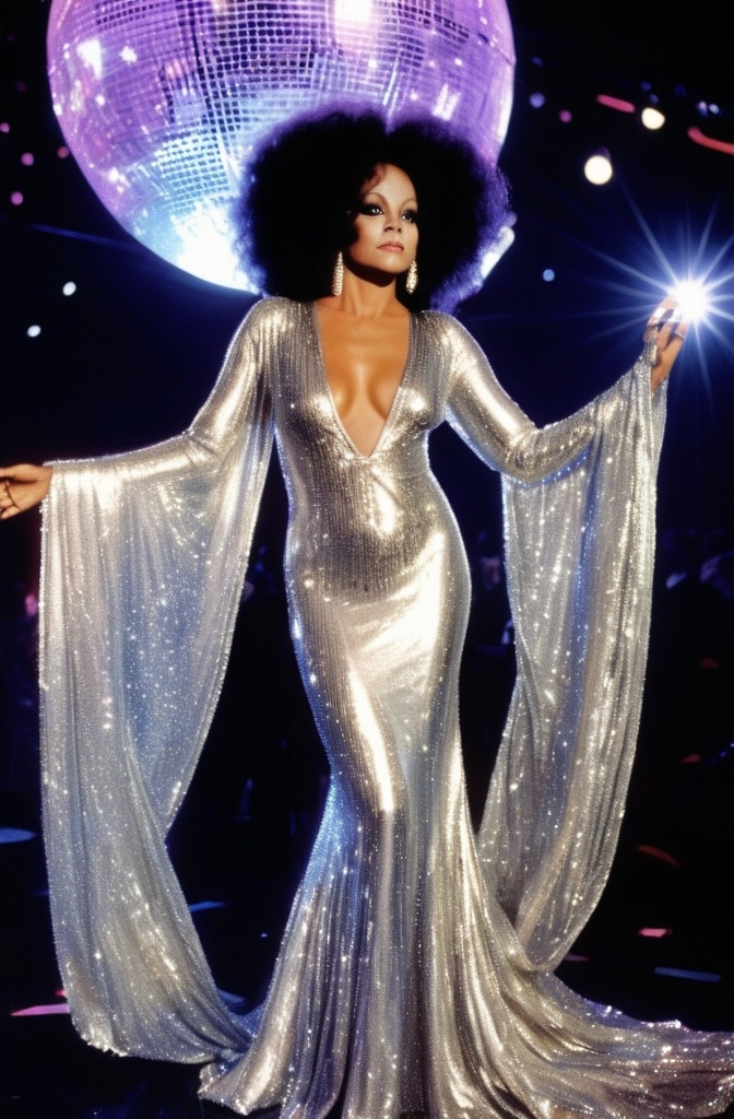 Diana Ross's Disco Glamour
