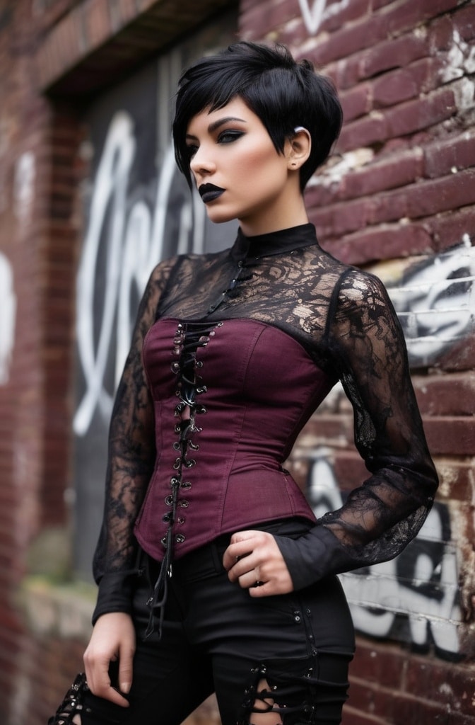 Corset Tops and Lace-Up Details