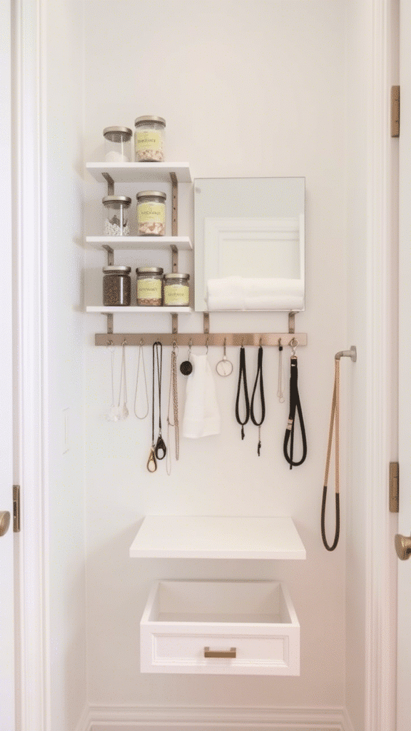 Utilize Vertical Space with Wall-Mounted Storage