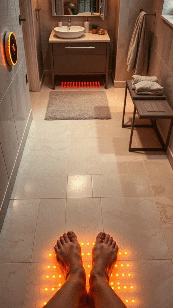 Install Heated Floors for Luxury in Small Spaces