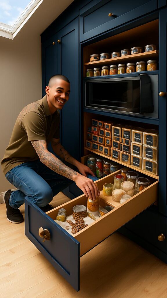 Sliding Storage Drawers
