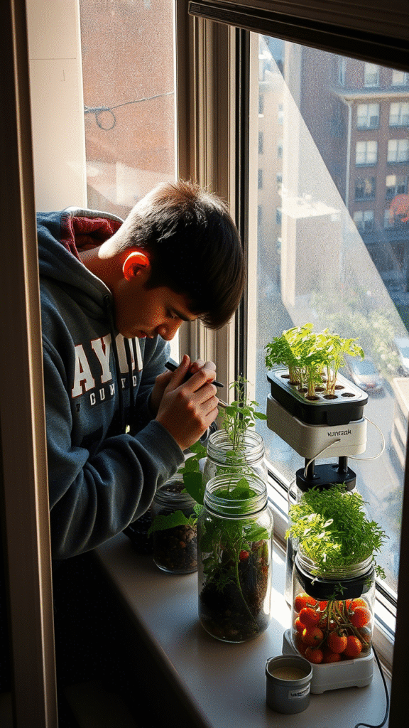 Window Sill Micro-Gardens