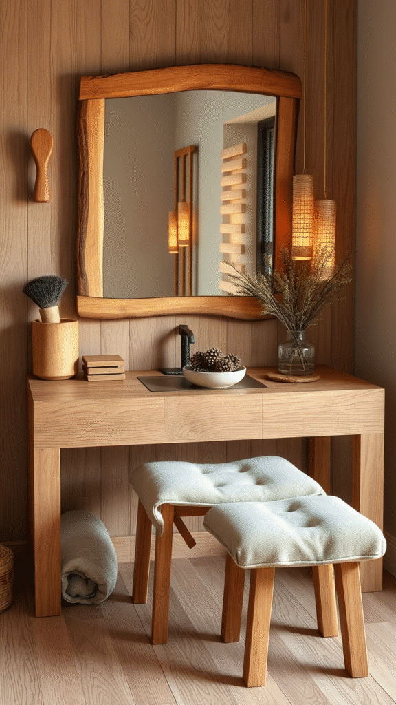 Add Warmth with Wooden Elements
