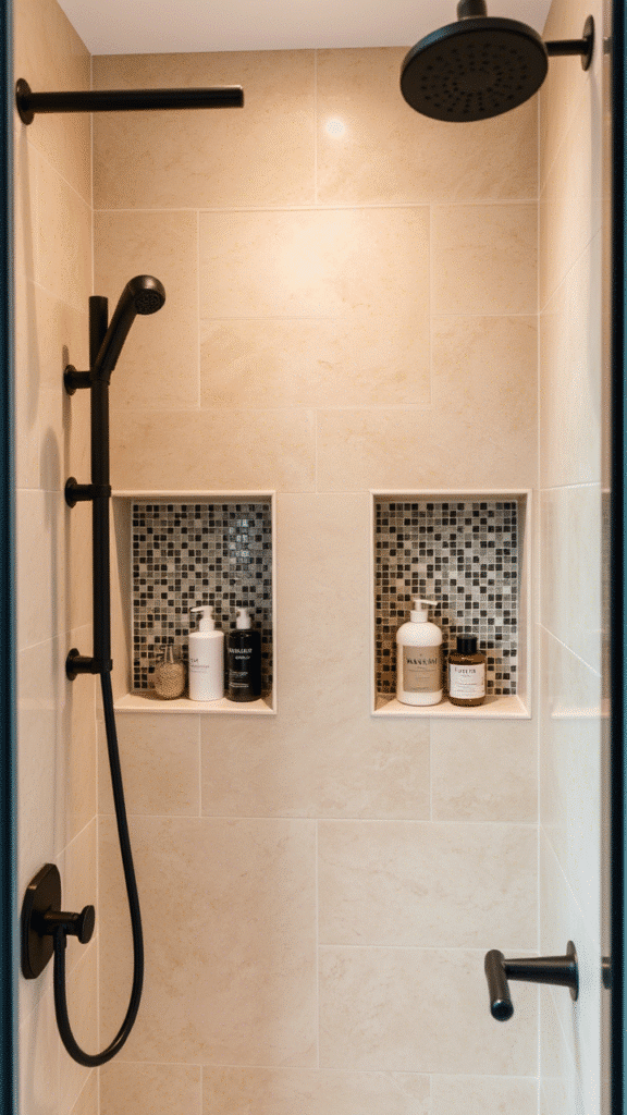 Create Shower Niches for Seamless Storage