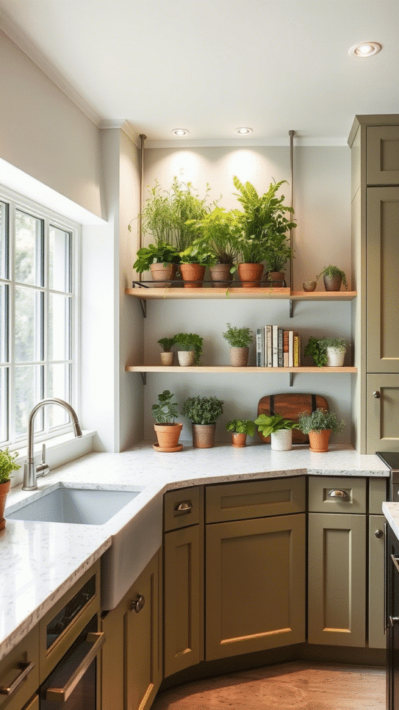 Integrated Herb Gardens Bring Nature Indoors