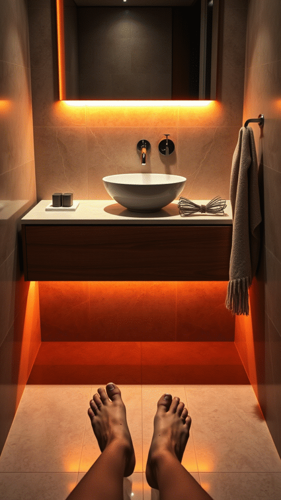 Motion-Sensor Under-Vanity Lighting