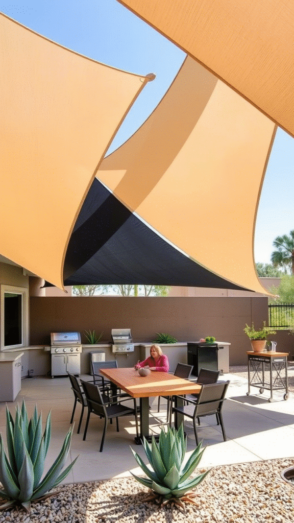 Dramatic Shade Sails
