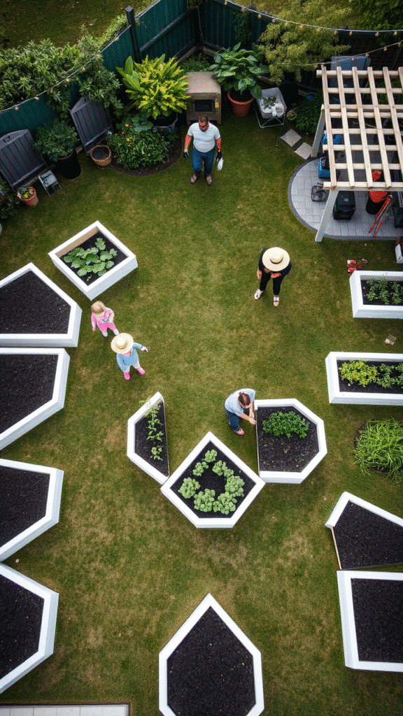 Raised Bed Geometric Designs