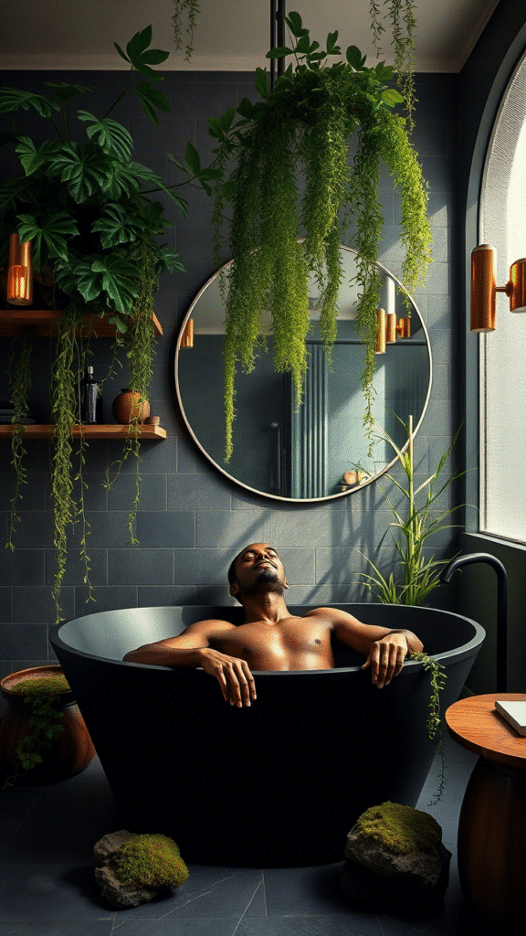 Bathroom Jungle Vibes