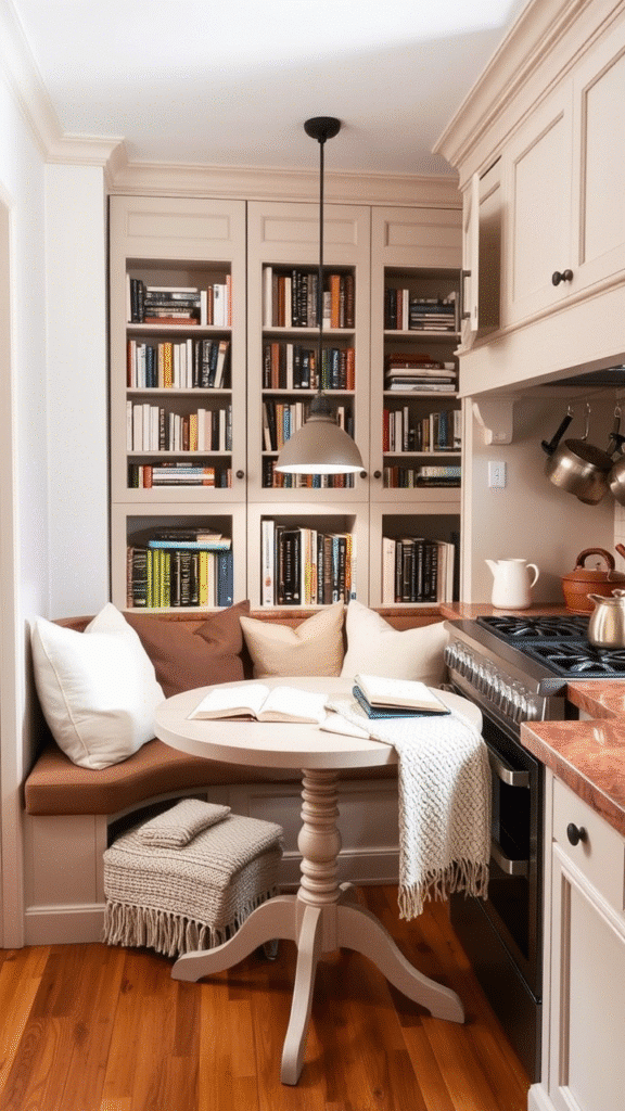Cozy Seating Areas Extend the Kitchen's Function