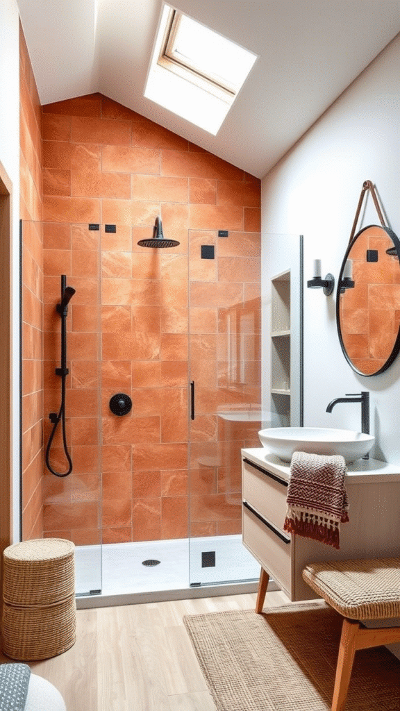 Terracotta Accent Walls