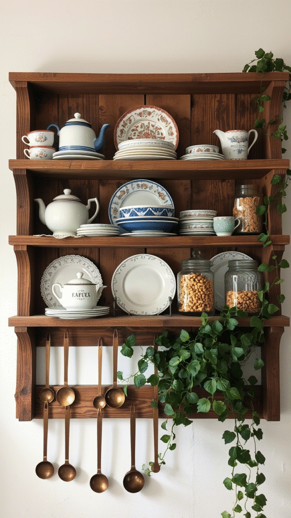 Create Open Shelving with Character