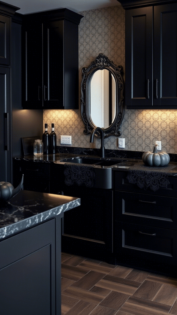 Midnight Black Cabinet Hardware