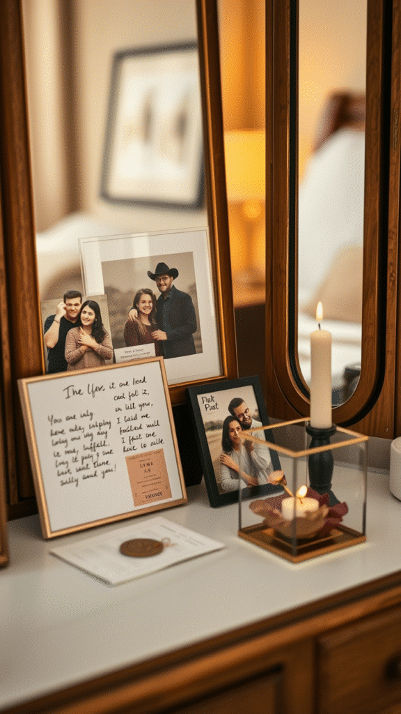 Incorporate Personal Mementos and Photos