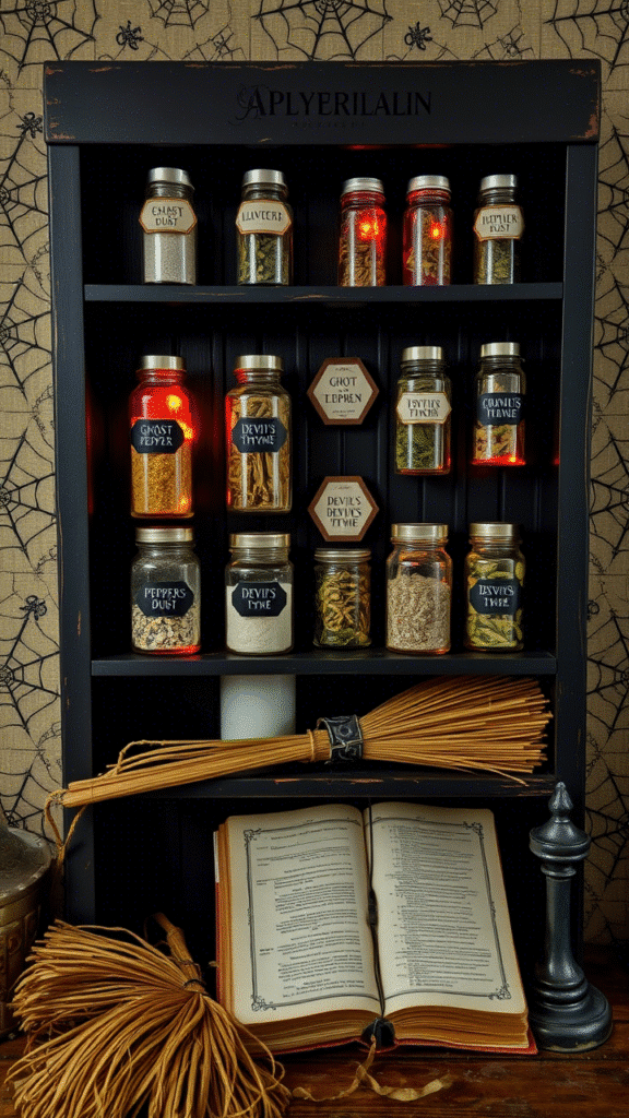 Haunted Spice Rack