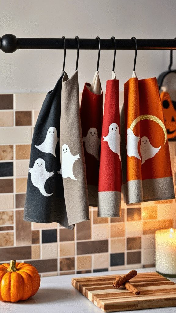Ghostly Dish Towels