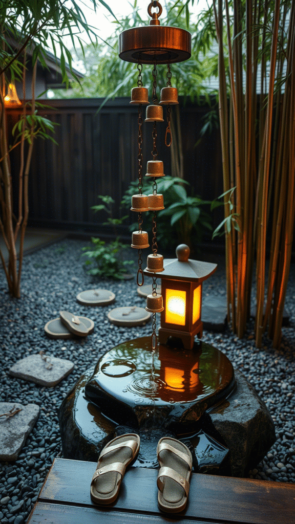 Japanese Rain Chain Elegance