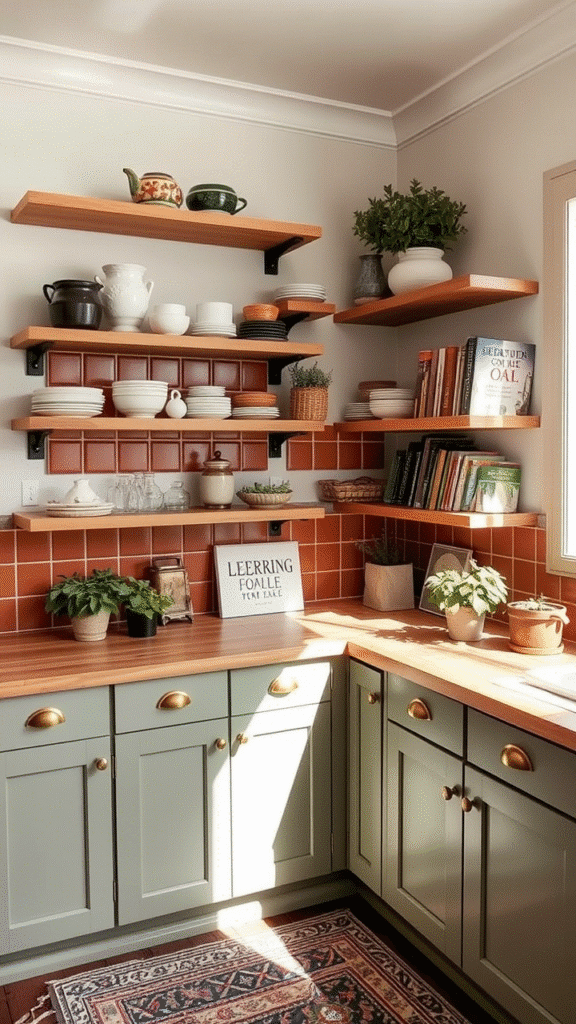 Open Shelving Displays Personality