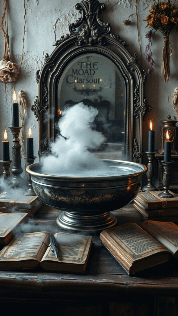 Antique Mirror Scrying Bowls