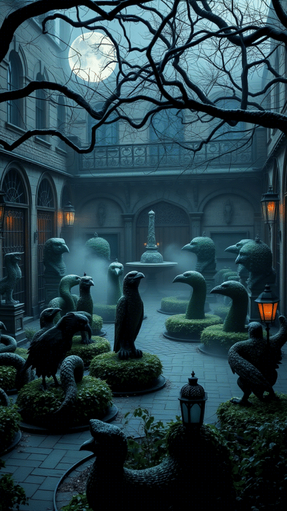 Gothic Garden Topiaries