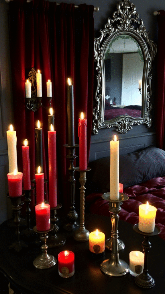 Gothic Candle Arrangements