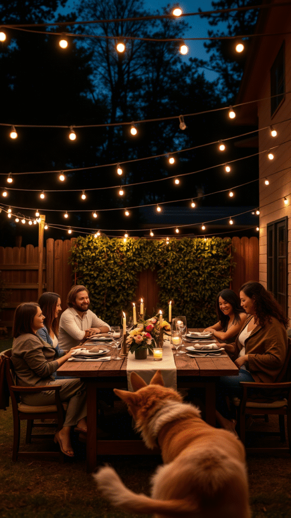 String Light Canopy Magic