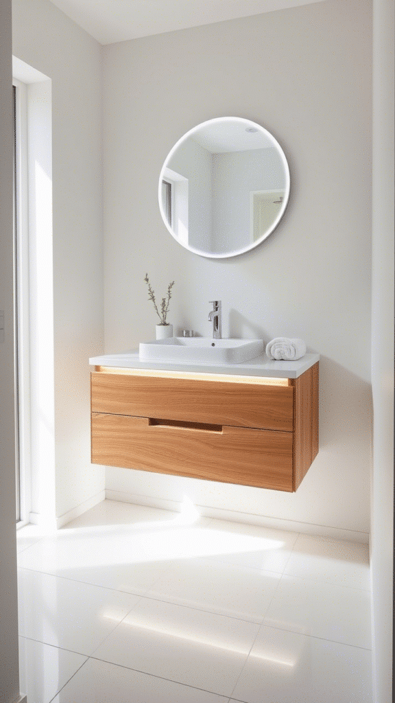 Float Your Vanity for Visual Breathing Room